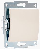 Выключатель без рамки Lezard Karina 1-кл. кремовый картинка